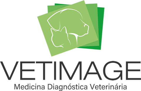 Logo da Vet Image, centro de imagem diagnóstica veterinária